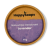 HappySoaps Natürliches Deodorant Lavendel 45g, festes Deo