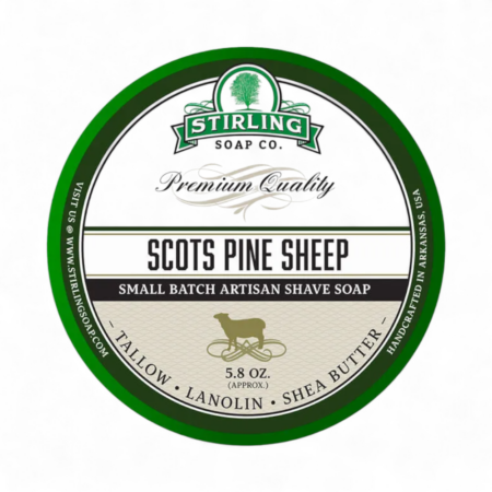 Stirling Scots Pine Sheep Rasierseife 170ml