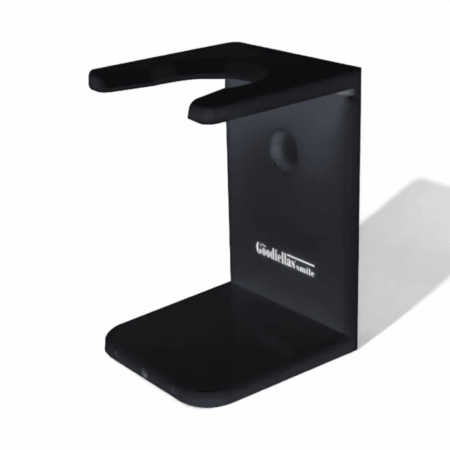 The Goodfellas' Smile Rasierpinselhalter Schwarz, Knoten bis 24mm, Kunststoff