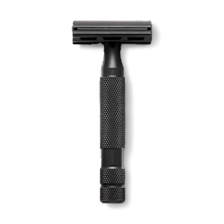 Rockwell Rasierhobel 6S Black, geschlossener Kamm, Double Edge