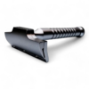 RazoRock Rasierhobel Hawk V2 Black, Single Edge, geschlossener Kamm