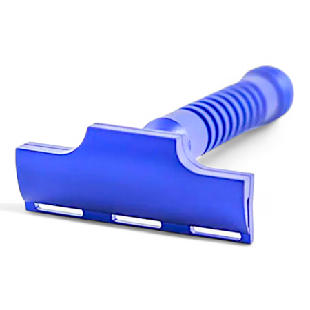 RazoRock Rasierhobel Hawk V2 SE Blue, Single Edge, geschlossener Kamm
