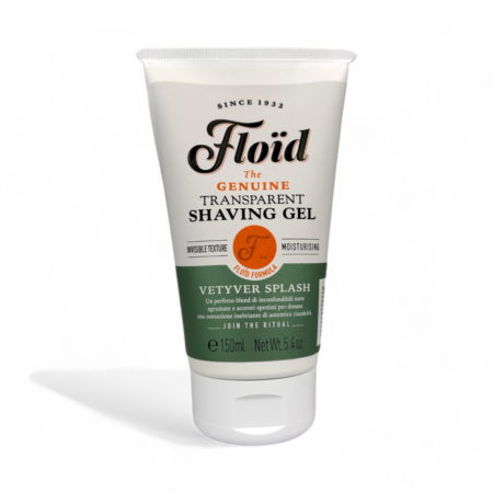 Floid Shaving Gel Vetyver Splash 150ml, Transparentes Rasiergel