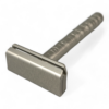Henson Shaving Rasierhobel AL13 2.0 Medium Aircraft Aluminium, Silber