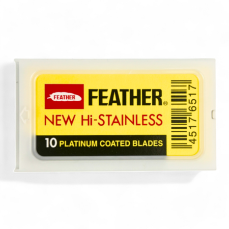 Feather NEW Hi-Stainless Double Edge Rasierklinge - 10 Stk.
