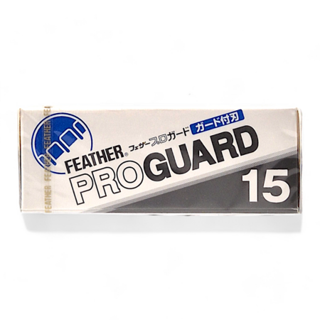 Feather PG-15 Pro-Guard Rasierklingen - 15 Stk., Single Edge, einschneidig