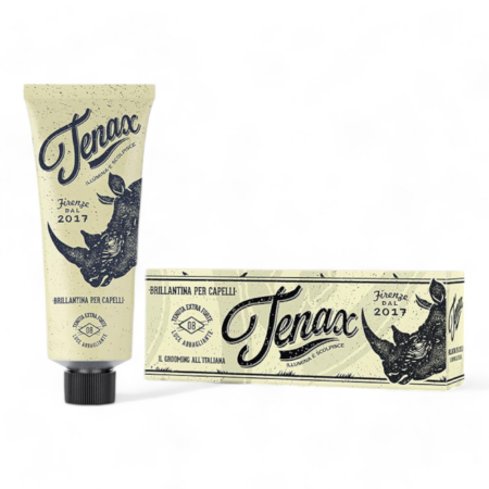 Tenax Brillantina per capelli 100ml, Haarcreme, starker Halt & Glanz