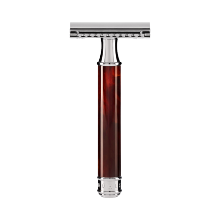 Mühle Rasierhobel R 108, Griff Edelharz, geschlossener Kamm