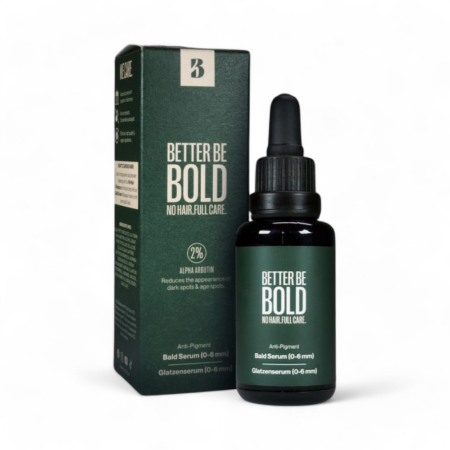 BETTER BE BOLD Anti-Pigment Glatzenserum 30ml, bekämpfe Alters- und Pigmentflecken