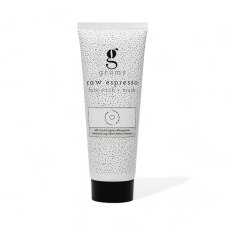 Grums Raw Espresso Gesichtspeeling und Maske 80ml, für trockene und normale Haut