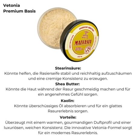 Los Jabones de Joserra Rasierseife Malvasia 115g3