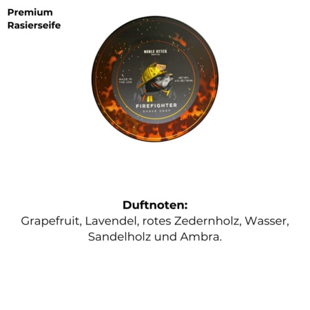 Noble Otter Rasierseife Firefighter 118ml2