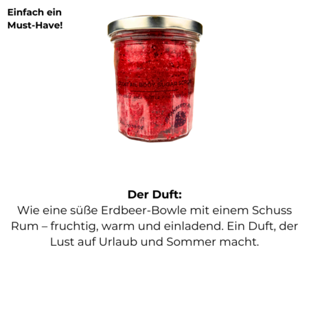 Ancient Wisdom Zuckerpeeling Erdbeer Rum 300g1