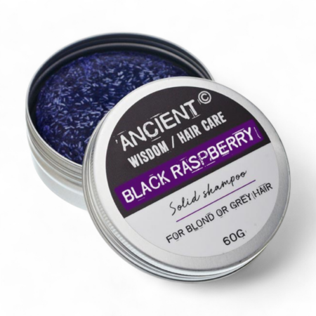 Ancient Wisdom festes Shampoo Brombeere 60g1