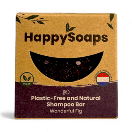 HappySoaps Shampoo Bar Wonderful Fig 70g, festes Shampoo