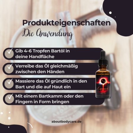 E&S Rasage Bartöl Equinoxe 30ml3