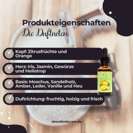 E&S Rasage Bartöl Citrus Fresh 30ml1