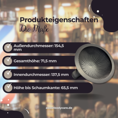 About Body Care Rasierschale Cloud Cannon P1 XL - Black1