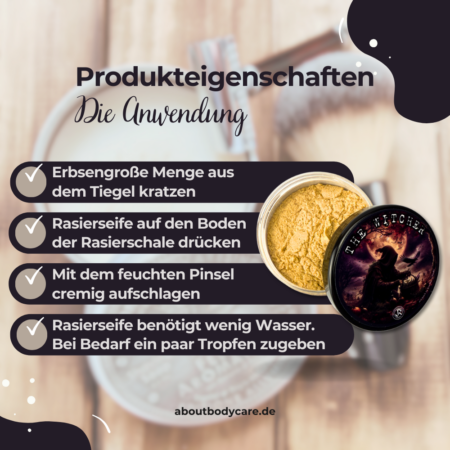 Los Jabones De Joserra Rasierseife The Witcher 125g4