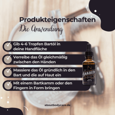 E&S Rasage Bartöl Barber 30ml3