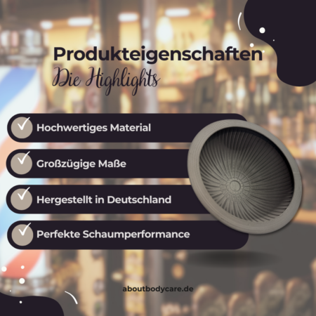 About Body Care Rasierschale Cloud Cannon P Zero XL - Black2