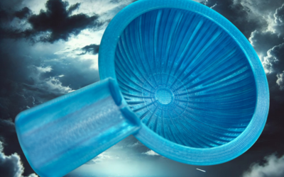 About Body Care Rasierschale Cloud Cannon P2 XL - Translucent Blue4