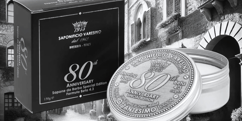Saponificio Varesino Rasierseife 80th 150g, Jubiläumsedition6