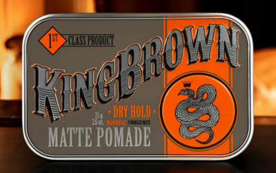 King Brown Matte Pomade Finaler Block