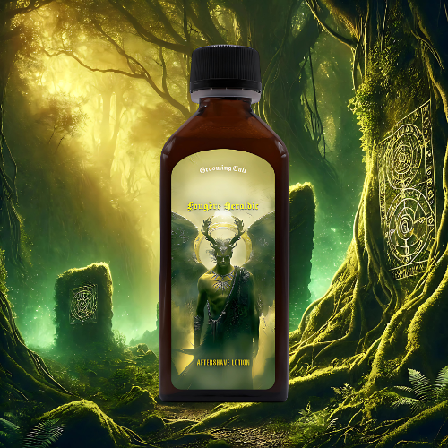 Oberster Block Kurzbeschreibung Aftershave Lotion Fougère Heraldic