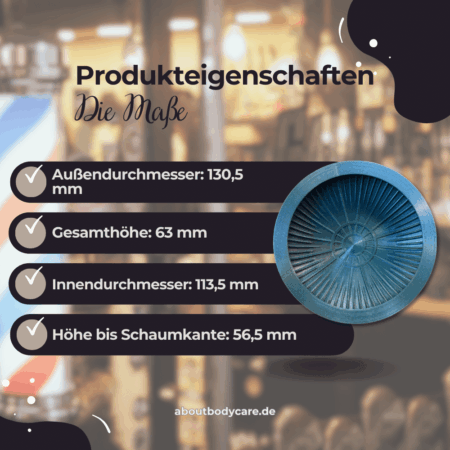 About Body Care Rasierschale Cloud Cannon P Zero - Flamed Titanium2