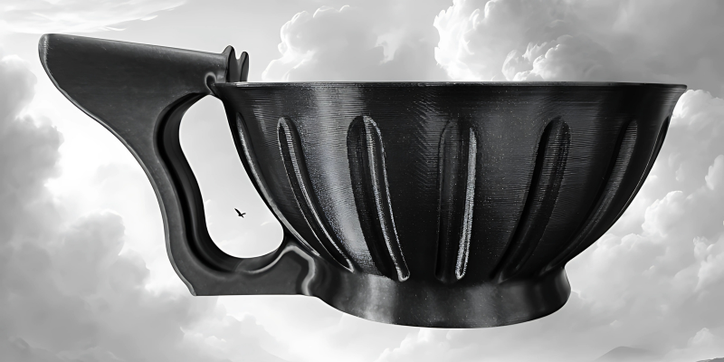 About Body Care Rasierschale Cloud Cannon P2 - Flamed Titanium3