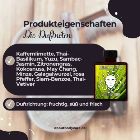 Ariana & Evans Aftershave Chiang Mai 118ml, Ultima Base1