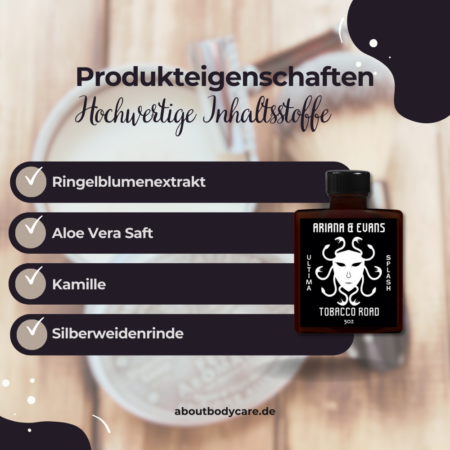 Ariana & Evans Aftershave Tobacco Road 118ml, Ultima Base2