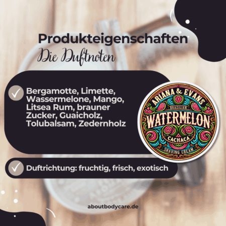 Ariana & Evans Rasierseife Watermelon 157ml1