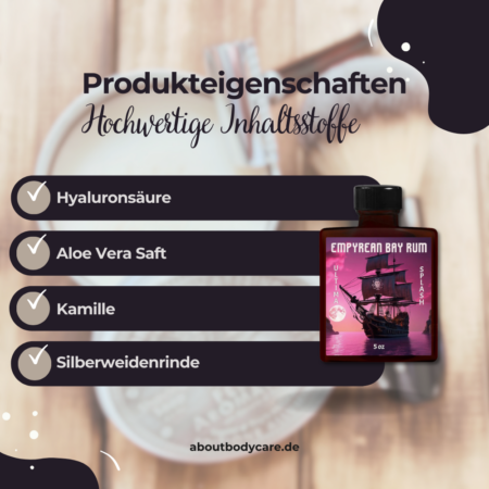 Ariana & Evans Aftershave Empyrean Bay Rum 148ml, Ultima Base2