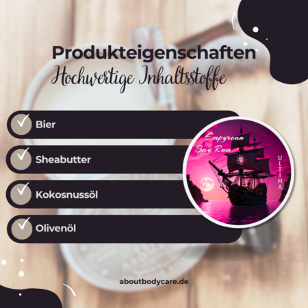 Ariana & Evans Rasierseife Empyrean Bay Rum 118ml, Ultima Base2