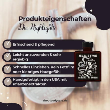 Ariana & Evans Aftershave Chasing The Dragon 148ml, Ultima Base3