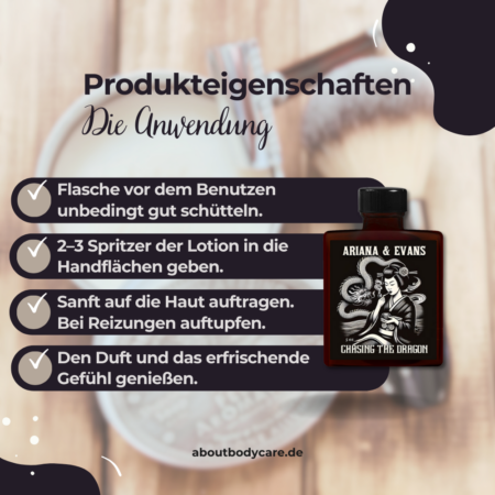Ariana & Evans Aftershave Chasing The Dragon 148ml, Ultima Base4