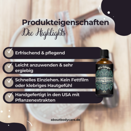 Ariana & Evans Aftershave 60's 100ml3