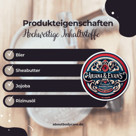 Ariana & Evans Rasierseife Bahian Leather 157ml2
