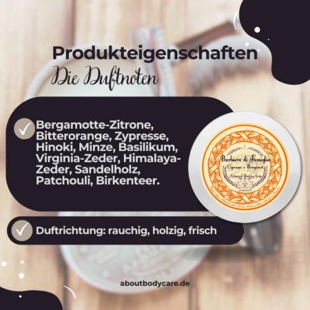 Ariana & Evans Rasierseife Cipresso e Bergamot 148ml, VR2 Base1