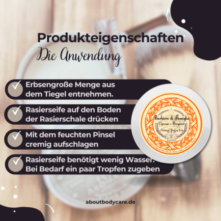 Ariana & Evans Rasierseife Cipresso e Bergamot 148ml, VR2 Base3