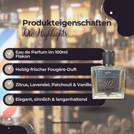 Saponificio Varesino Eau de Parfum 80th, 100ml3