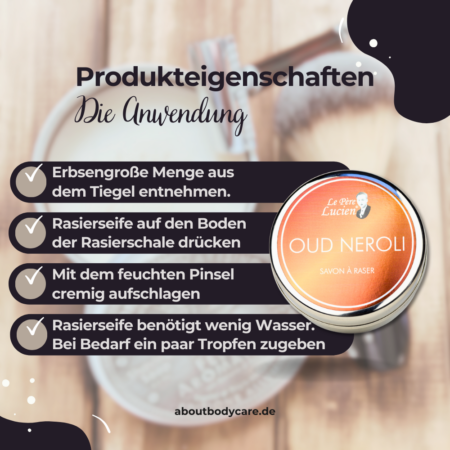 Le Père Lucien Rasierseife Oud Neroli 150g-4