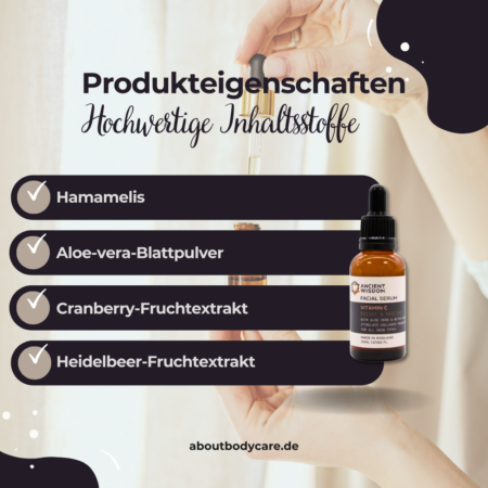 Ancient Wisdom Gesichtsserum Vitamin-C 30ml1