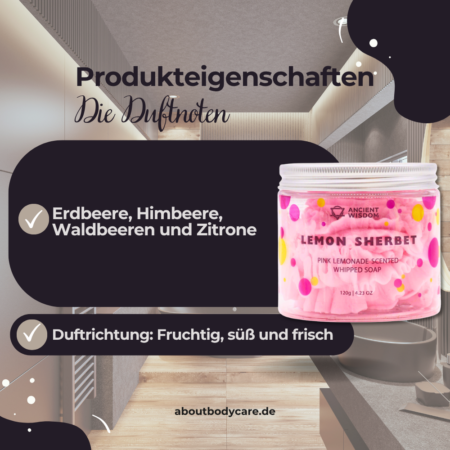 Ancient Wisdom Schlagseife Lemon Sherbert 120g1