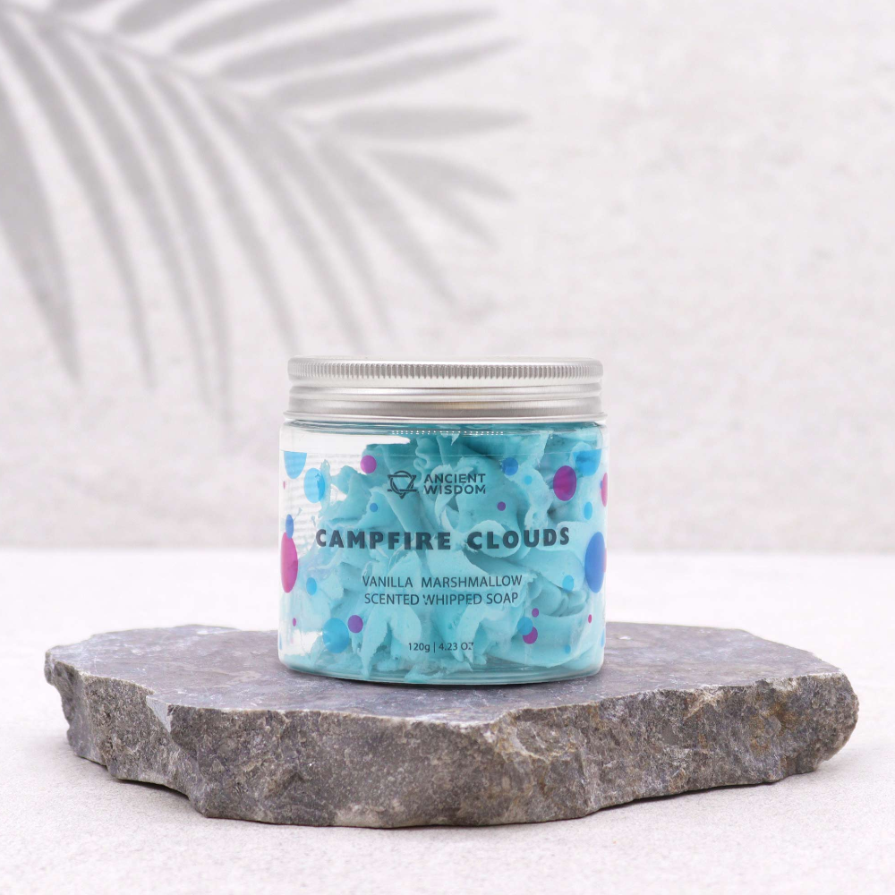 Ancient Wisdom Schlagseife Campfire Clouds 120g4
