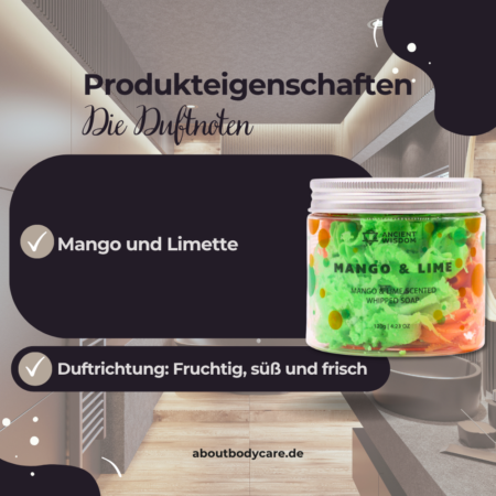 Ancient Wisdom Schlagseife Mango Lime 120g1