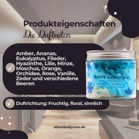 Ancient Wisdom Schlagseife White Christmas 120g1