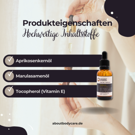 Ancient Wisdom Gesichtsserum Marula 30ml1